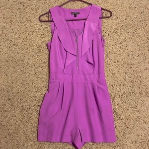 Bright purple Romper